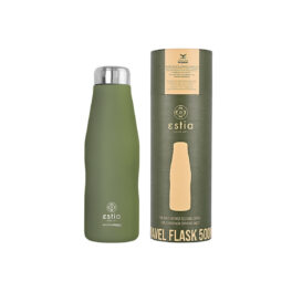 ESTIA ΘΕΡΜΟΣ TRAVEL FLASK SAVE THE AEGEAN 500ml PINE GREEN